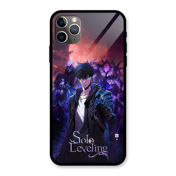 Jinwoo With Knights Glass Back Case for iPhone 11 Pro Max