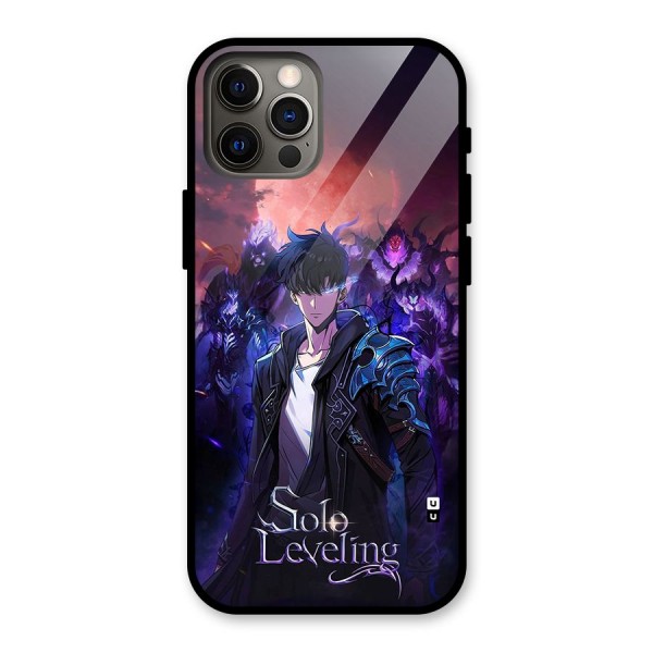 Jinwoo With Knights Glass Back Case for iPhone 12 Pro