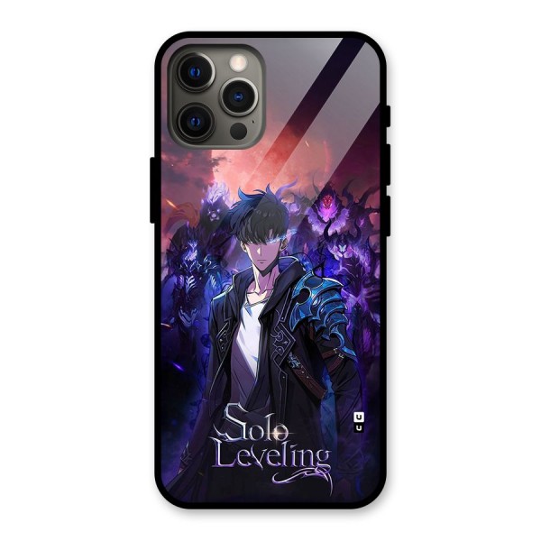 Jinwoo With Knights Glass Back Case for iPhone 12 Pro Max