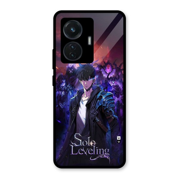 Jinwoo With Knights Glass Back Case for iQOO Z6 44W