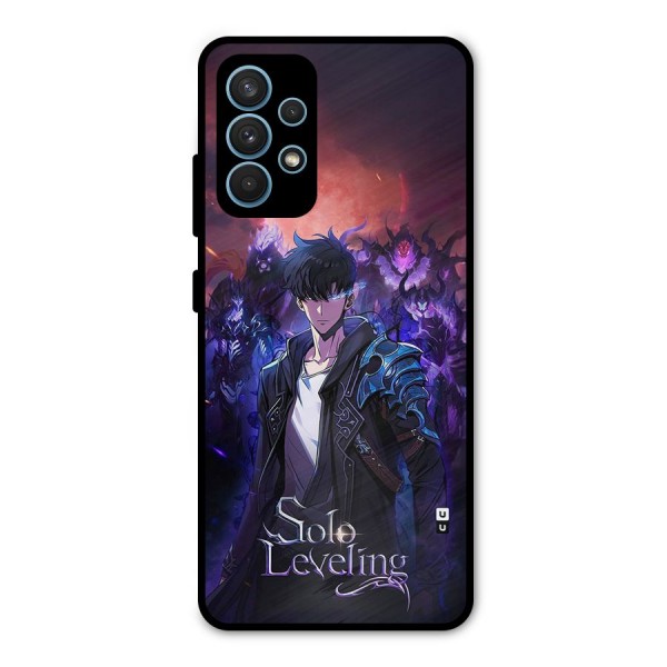 Jinwoo With Knights Metal Back Case for Galaxy A32