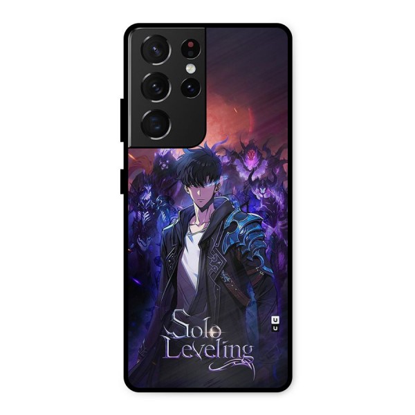 Jinwoo With Knights Metal Back Case for Galaxy S21 Ultra 5G
