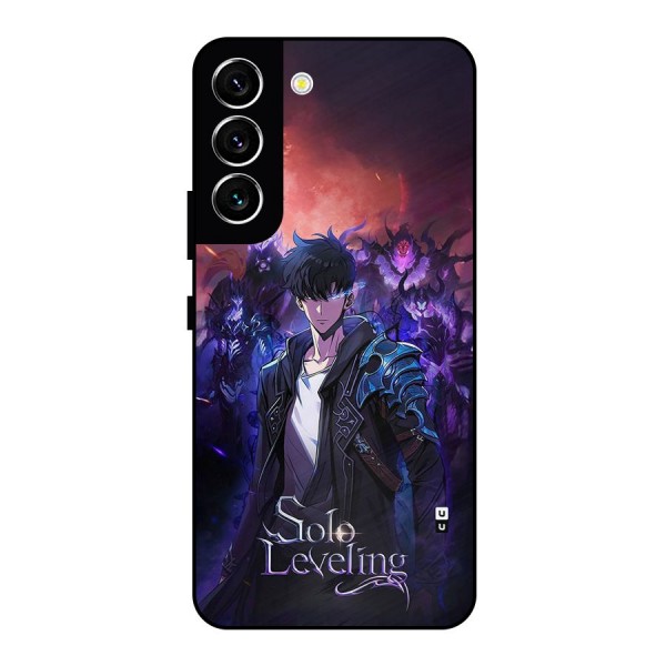 Jinwoo With Knights Metal Back Case for Galaxy S22 5G