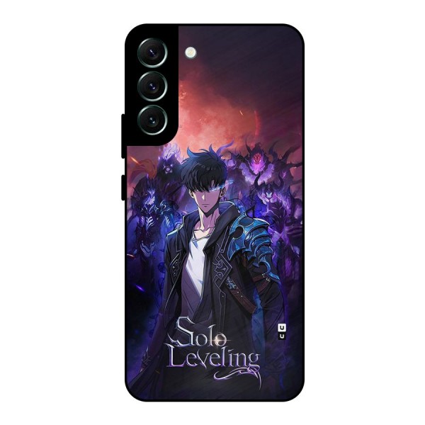 Jinwoo With Knights Metal Back Case for Galaxy S22 Plus 5G
