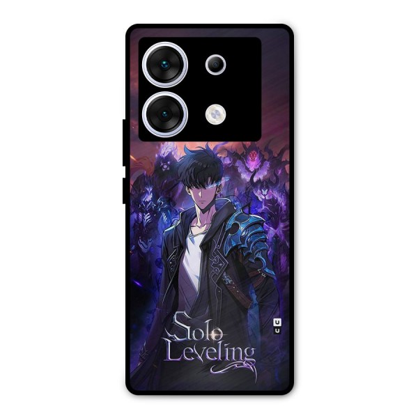 Jinwoo With Knights Metal Back Case for Infinix Zero 30 5G