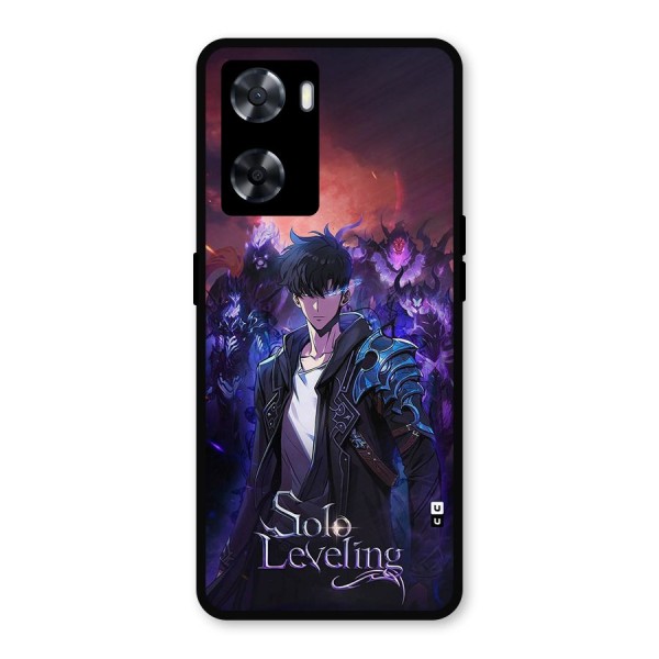 Jinwoo With Knights Metal Back Case for Oppo A57 2022