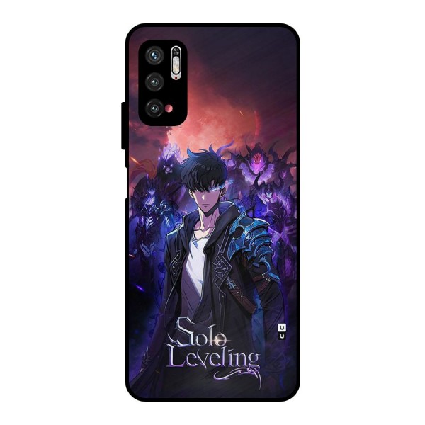 Jinwoo With Knights Metal Back Case for Poco M3 Pro 5G