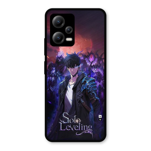 Jinwoo With Knights Metal Back Case for Poco X5