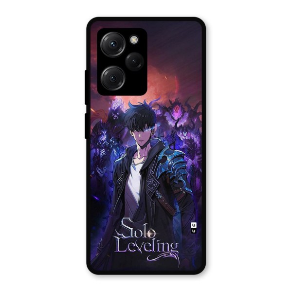 Jinwoo With Knights Metal Back Case for Poco X5 Pro