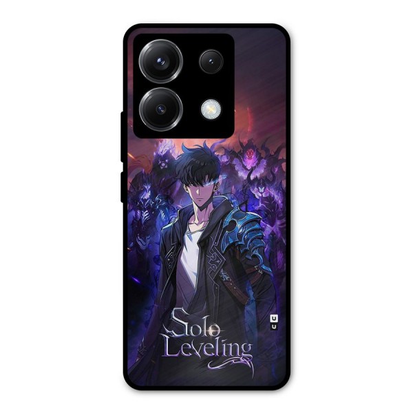 Jinwoo With Knights Metal Back Case for Poco X6