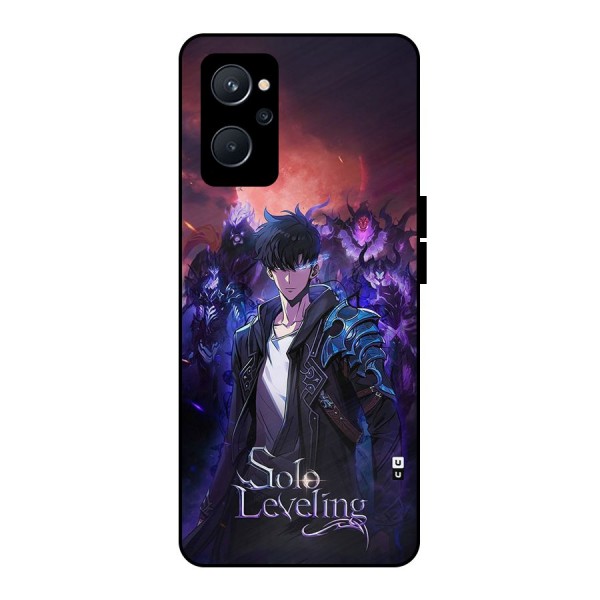 Jinwoo With Knights Metal Back Case for Realme 9i 5G