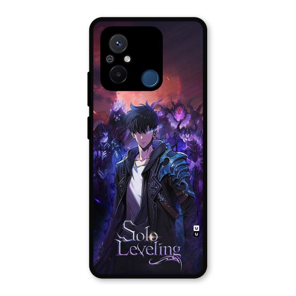 Jinwoo With Knights Metal Back Case for Redmi 12C