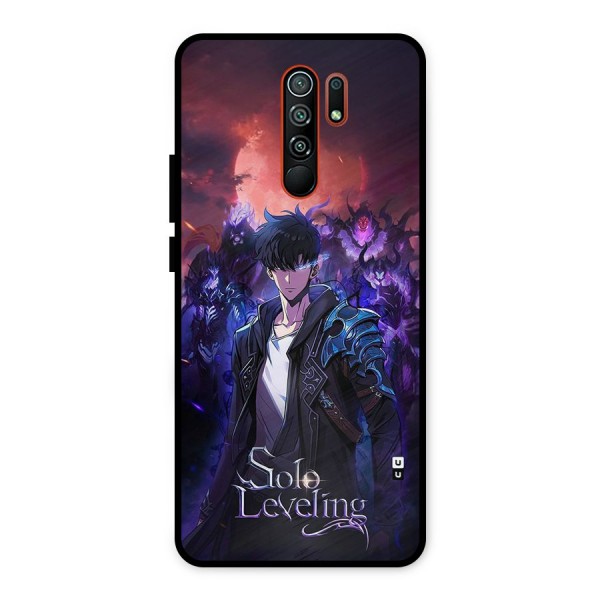 Jinwoo With Knights Metal Back Case for Redmi 9 Prime