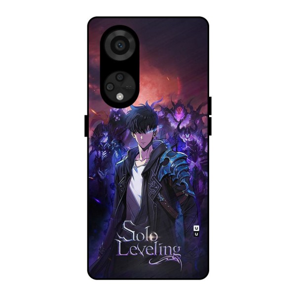 Jinwoo With Knights Metal Back Case for Reno8 T 5G