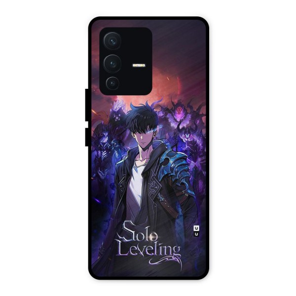 Jinwoo With Knights Metal Back Case for Vivo V23 5G