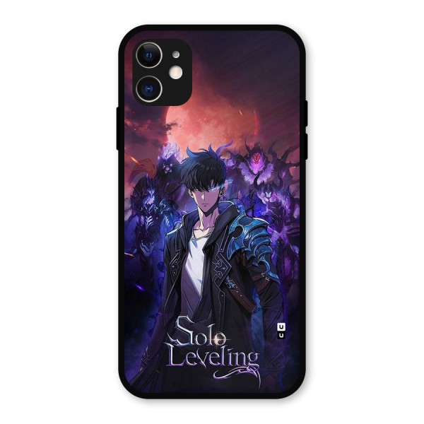 Jinwoo With Knights Metal Back Case for iPhone 11