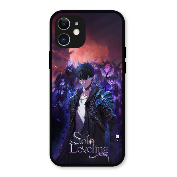 Jinwoo With Knights Metal Back Case for iPhone 12