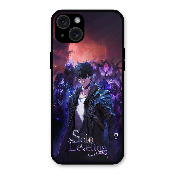 Jinwoo With Knights Metal Back Case for iPhone 15 Plus