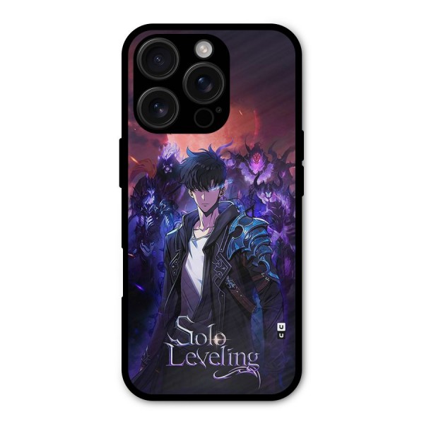 Jinwoo With Knights Metal Back Case for iPhone 16 Pro