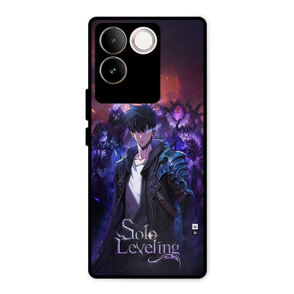 Jinwoo With Knights Metal Back Case for iQOO Z7 Pro