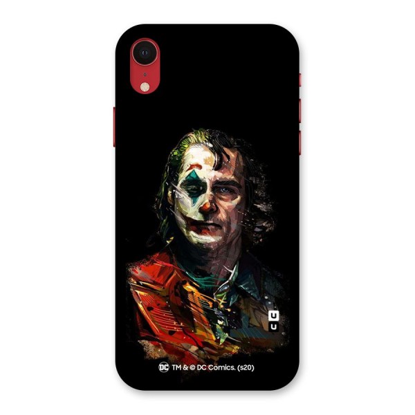 Joker Digital Art Glass Back Case for iPhone XR