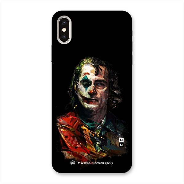 Joker Digital Art Glass Back Case for iPhone XS Max