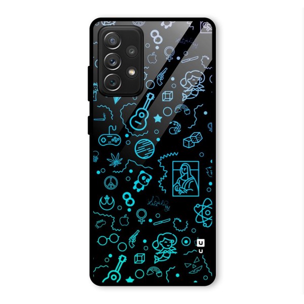 Joy Art Glass Back Case for Galaxy A72
