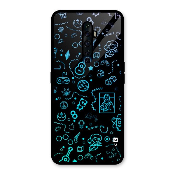 Joy Art Glass Back Case for Oppo Reno2 F
