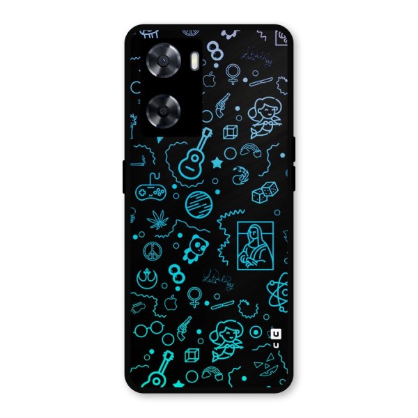 Joy Art Metal Back Case for Oppo A77