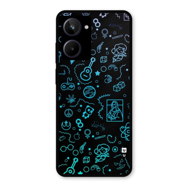 Joy Art Metal Back Case for Realme 10