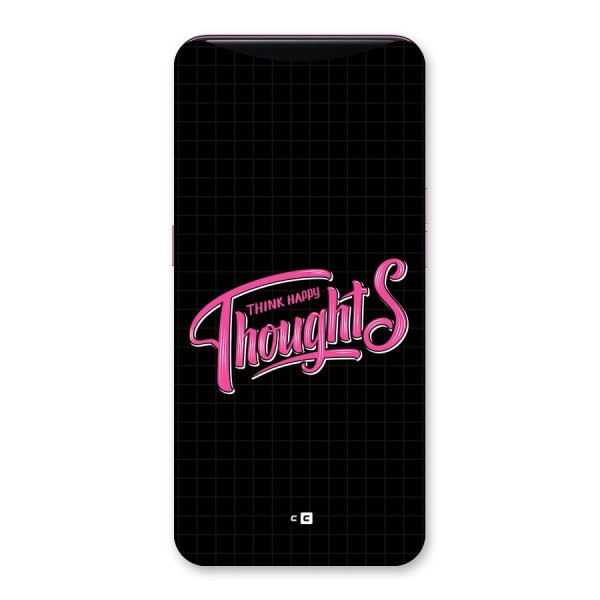 Joyful Thoughts Back Case for Oppo Find X