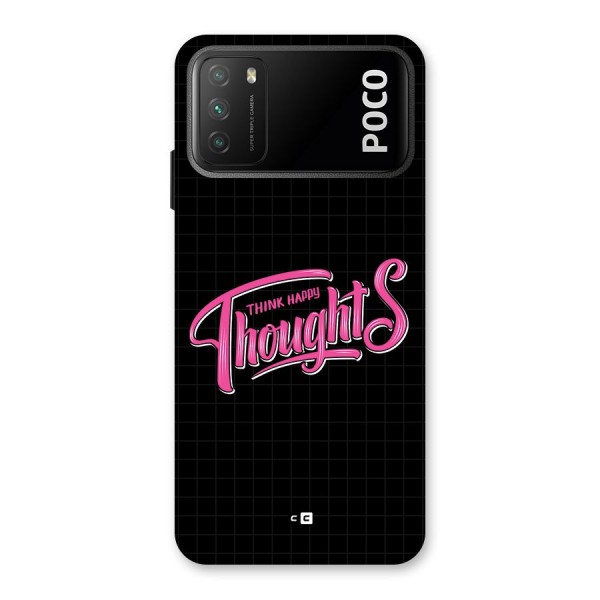 Joyful Thoughts Back Case for Poco M3