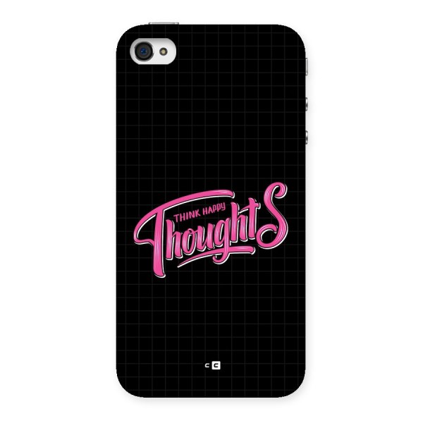 Joyful Thoughts Back Case for iPhone 4 4s