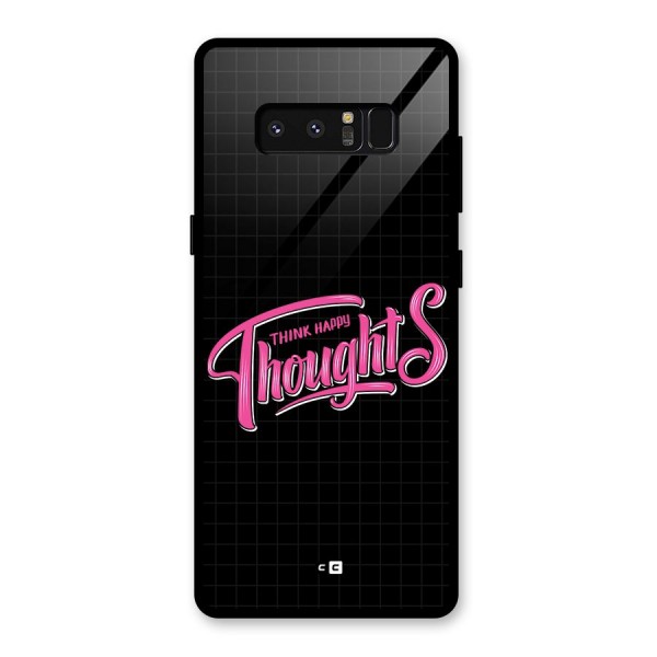 Joyful Thoughts Glass Back Case for Galaxy Note 8