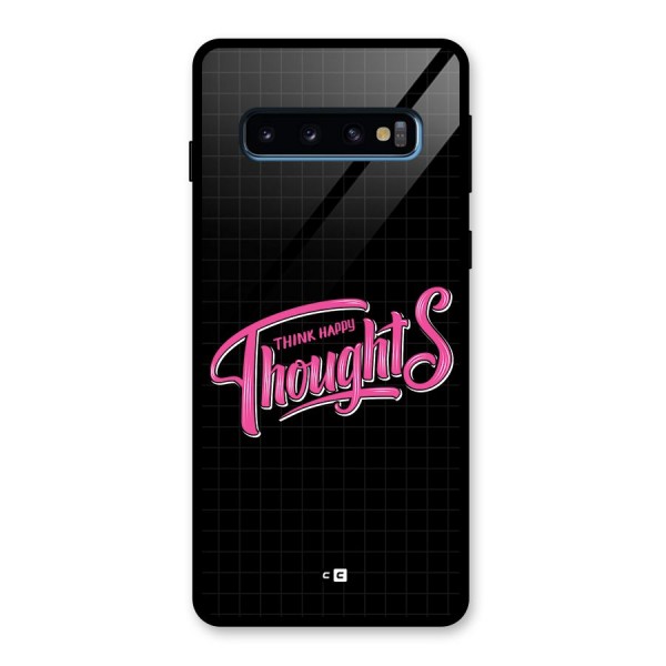 Joyful Thoughts Glass Back Case for Galaxy S10