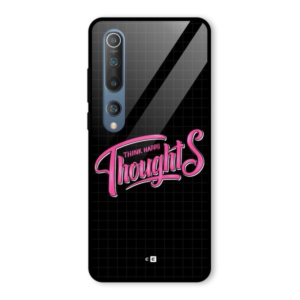 Joyful Thoughts Glass Back Case for Mi 10