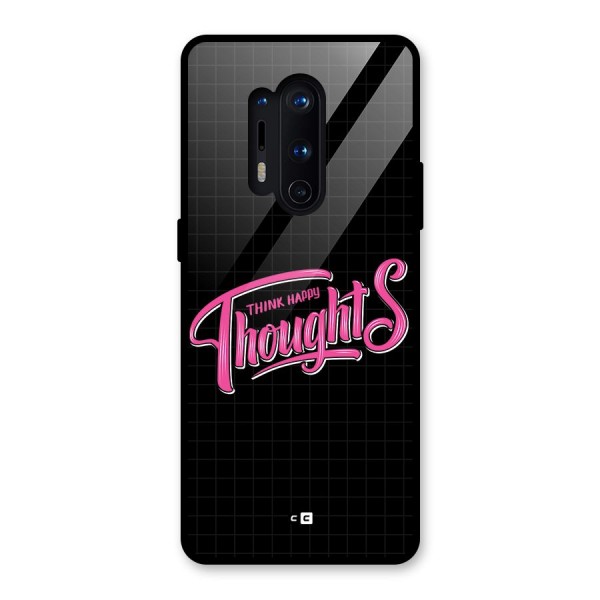Joyful Thoughts Glass Back Case for OnePlus 8 Pro