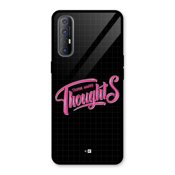 Joyful Thoughts Glass Back Case for Oppo Reno3 Pro