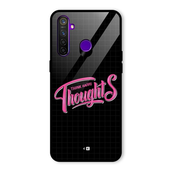 Joyful Thoughts Glass Back Case for Realme 5 Pro