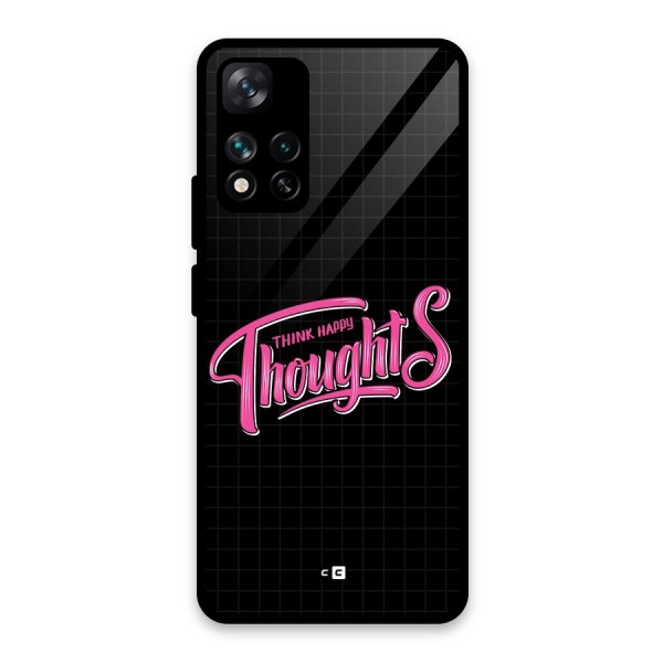 Joyful Thoughts Glass Back Case for Xiaomi 11i 5G