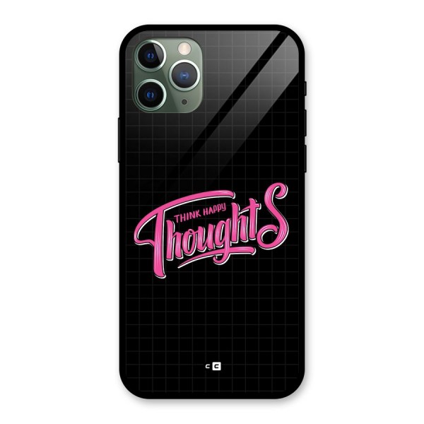 Joyful Thoughts Glass Back Case for iPhone 11 Pro