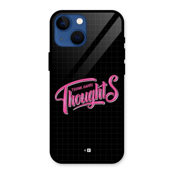 Joyful Thoughts Glass Back Case for iPhone 13 Mini