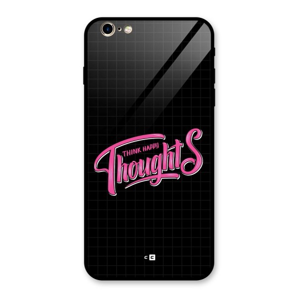 Joyful Thoughts Glass Back Case for iPhone 6 Plus 6S Plus