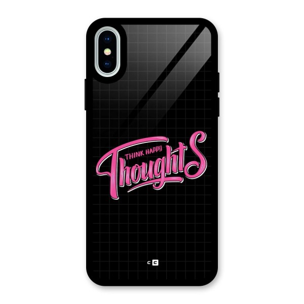 Joyful Thoughts Glass Back Case for iPhone X