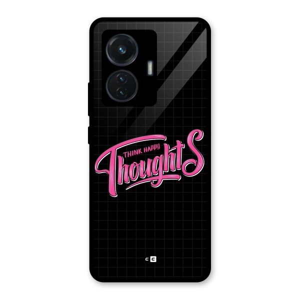 Joyful Thoughts Glass Back Case for iQOO Z6 44W