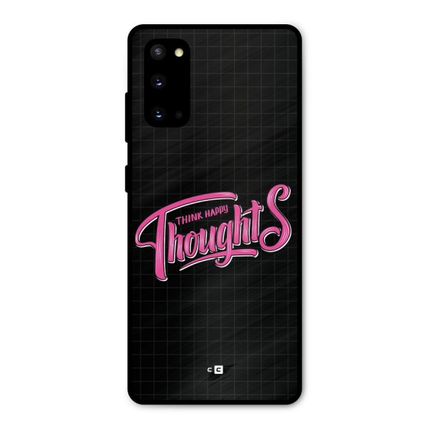 Joyful Thoughts Metal Back Case for Galaxy S20