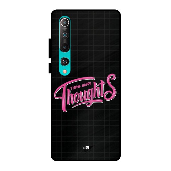 Joyful Thoughts Metal Back Case for Mi 10