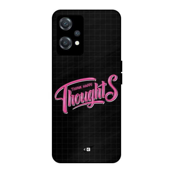 Joyful Thoughts Metal Back Case for OnePlus Nord CE 2 Lite 5G