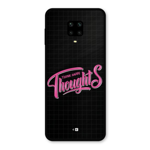 Joyful Thoughts Metal Back Case for Redmi Note 9 Pro Max