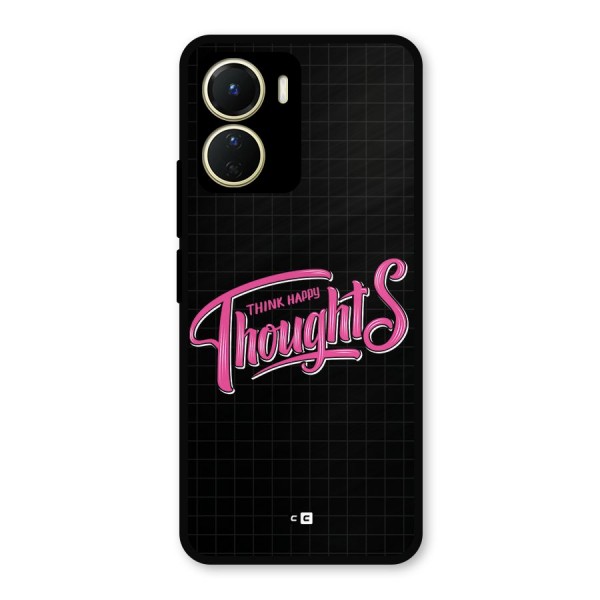Joyful Thoughts Metal Back Case for Vivo Y16